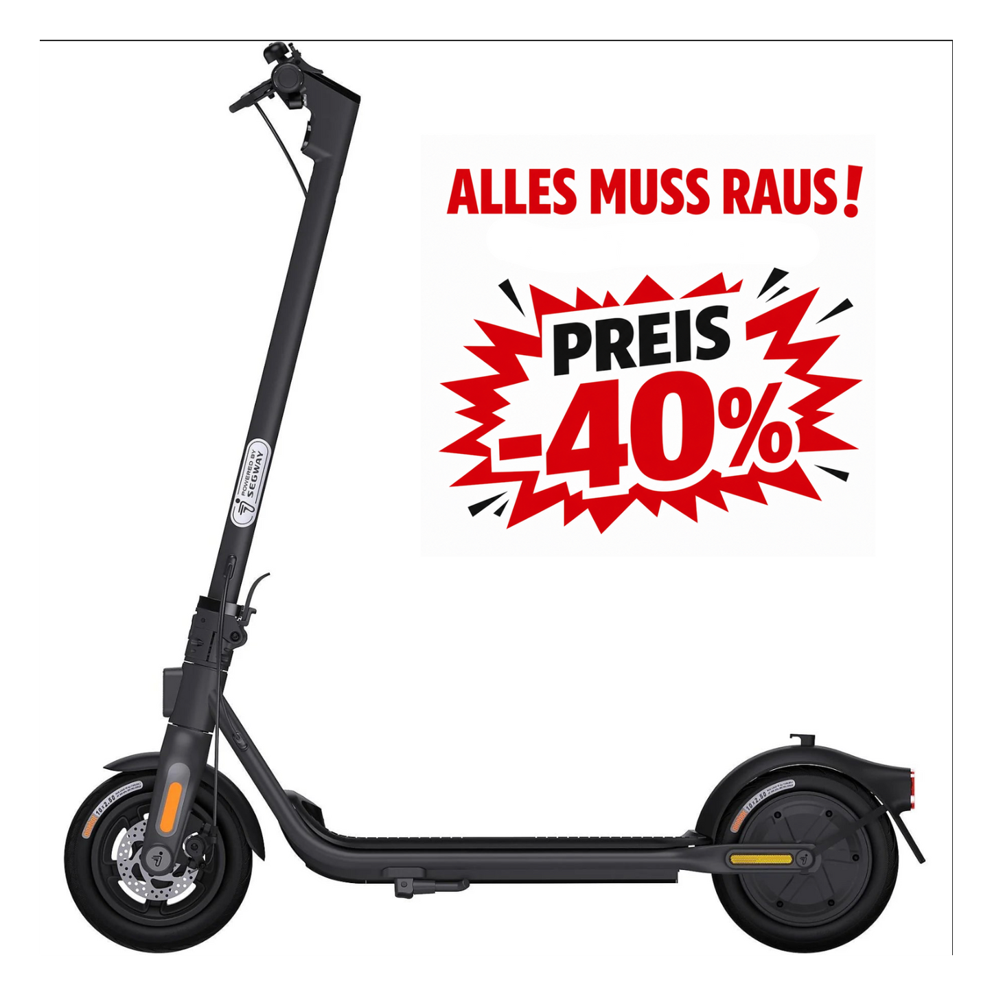 SEGWAY-NINEBOT F2 D (10 Zoll, Black)