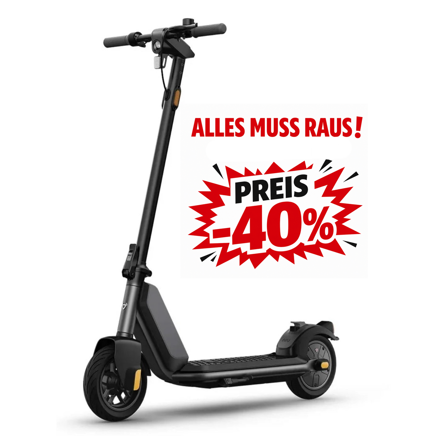 NIU KQi1 Sport Elektro-Kick-Scooter | Reichweite 25km (EU-Version)