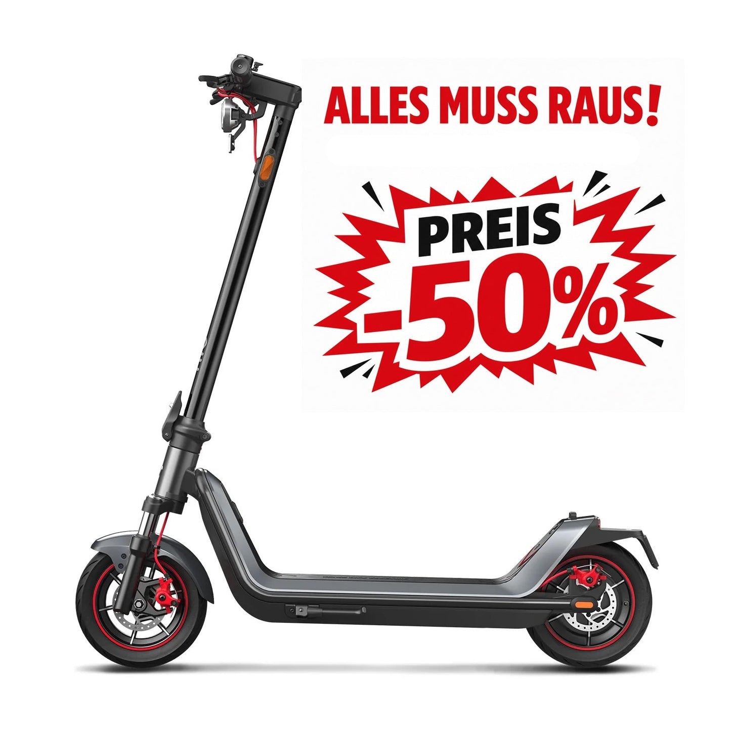 NIU KQi 300X Elektroroller All-Terrain Suspension | Reichweite 60km