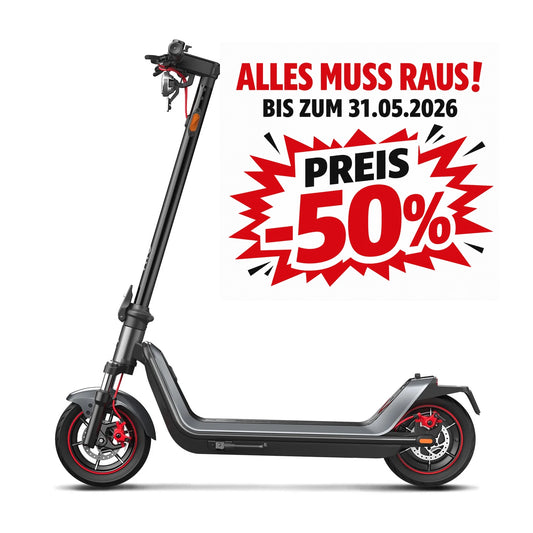 NIU KQi 300X Elektroroller All-Terrain Suspension | Reichweite 60km